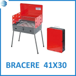 BARBECUE RETTANGOLARE A VALIGETTA "HAPPY" - bracere cm.41x30