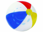 PALLONE GONFIABILE A SPICCHI COLORATI +3 ANNI - ø cm.51 - peso gr.108 (art.59020)