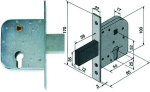 SERRATURA DA INFILARE PER CANCELLI CON QUADRO CATENACCIO E SCROCCO 070 - mm.50 con catenaccio da mm.58 (07050000)