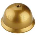 ROSONE MEZZA SFERA PLASTICA D.107 H.62 - 1 FORO DA MM.7 - ORO