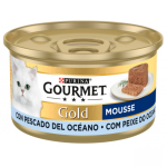 CIBO UMIDO PER GATTI MOUSE GOURMET GOLD G.85 - PESCE