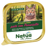 CIBO PATE' PER GATTI STERILIZZATI G.100 - PROSCIUTTO