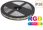 STRISCIA LED 60LED/MT. - 24V - 14W/M - RGB - IP20 - SMD5050