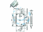 SERRATURA TRIPLICE APPLICARE CON SCROCCO DOPPIA MAPPA BLINDATE 52571 - mm.63 DX (52571D)